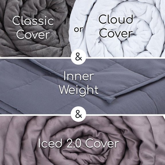 Hush Iced 2.0 King Cooling 30lb Weighted Blanket